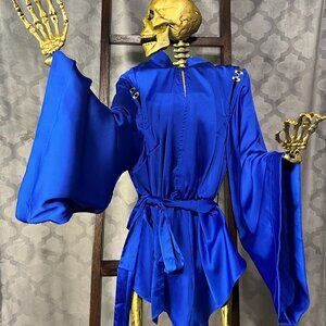 NWT Honey Birdette Blue MELISSA Romper